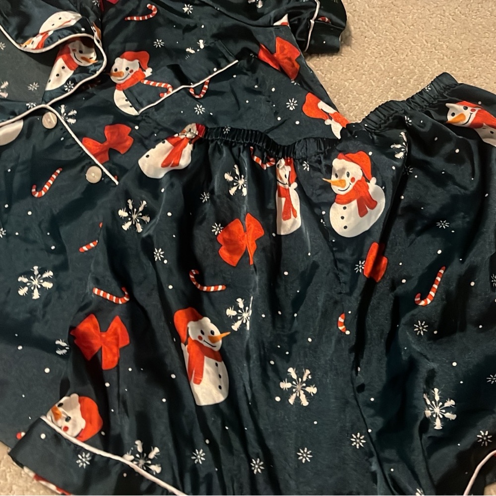 Festive Snowman Pajama Set